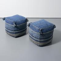 Pair of Ottomans , Stools - Sold for $2,048 on 11-16-2025 (Lot 591).jpg